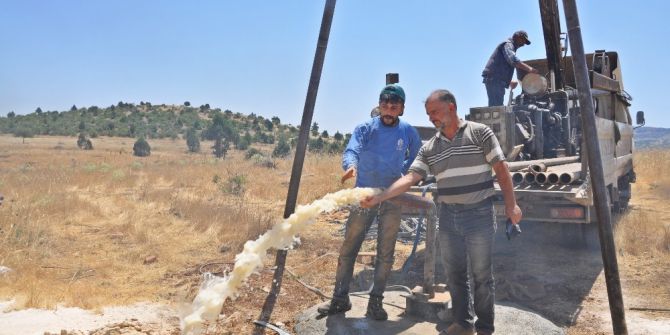 Gölbaşı İlçesinde Yeni Mezarlık İçin Sondaj Çalışması Yapıldı