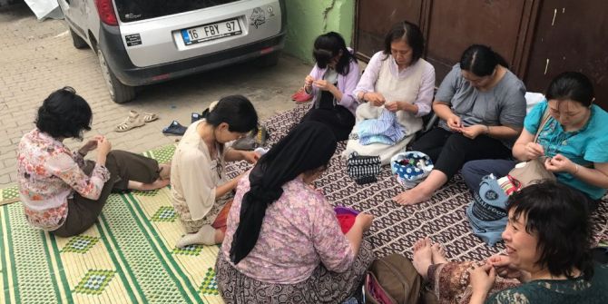 İğne Oyasını Öğrenmek İçin Japonya’dan Geldiler