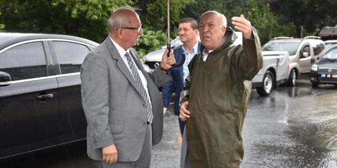 Marmaraereğlisi’nde Yağmura Anında Müdahale