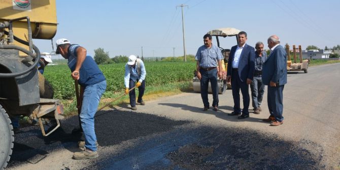 Kırsal Yollarda Onarım Çalışmaları Devam Ediyor