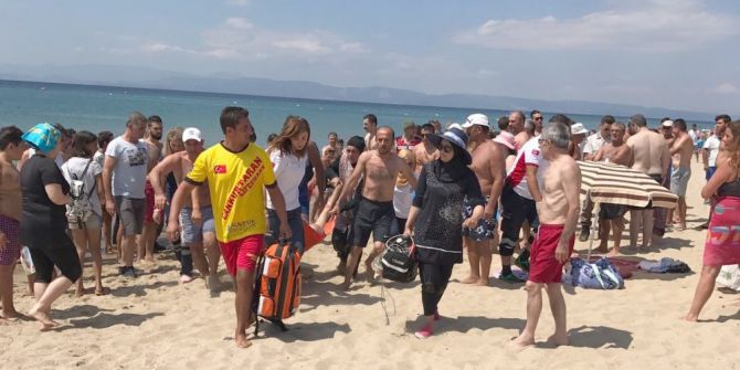 Yaşlı Adam Yüzerken Boğuldu