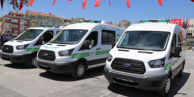 Niğde Belediyesine 3 Yeni Cenaze Aracı