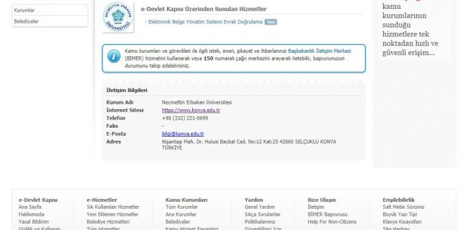 Neü Türkiye’deki 6 Üniversiteden Biri