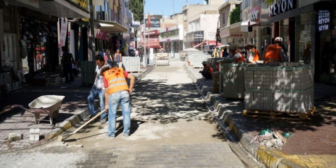 Gölebatmaz Caddesinde Bakım Onarım Çalışması Yapıldı