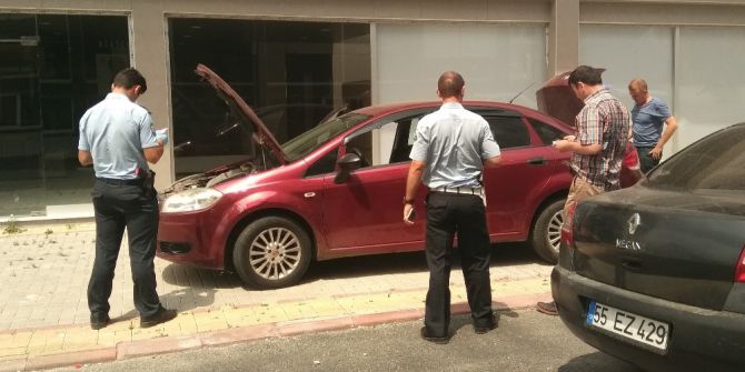 Şüpheli Otomobil Polisi Alarma Geçirdi