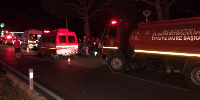 Balıkesir’de Kaza: 2 Ölü, 1 Yaralı