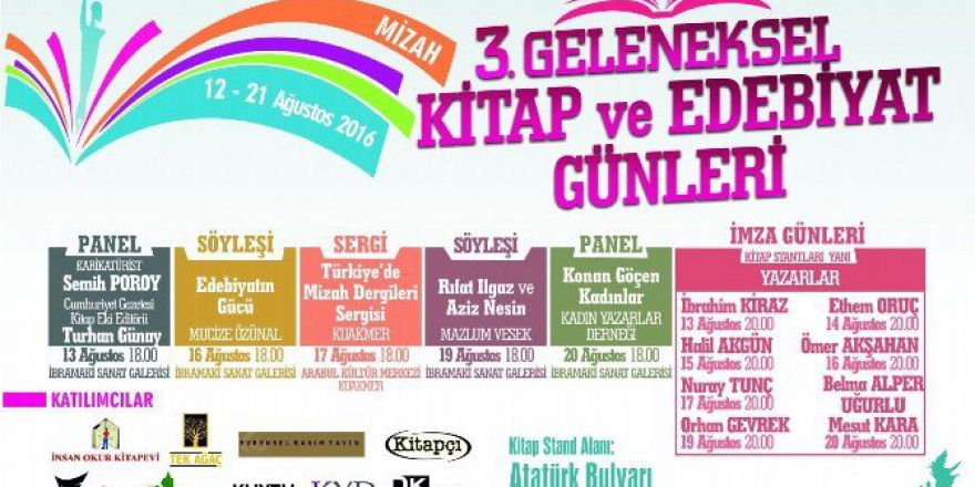 Kuşadası 3. Geleneksel Kitap Ve Edebiyat Günleri Başlıyor