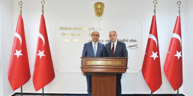 Vali Demirtaş’tan Osmaniye Valisi Coşkun’a “Hayırlı Olsun” Ziyareti