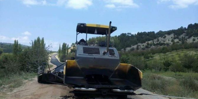 Şaphane’de Yol Çalışmaları