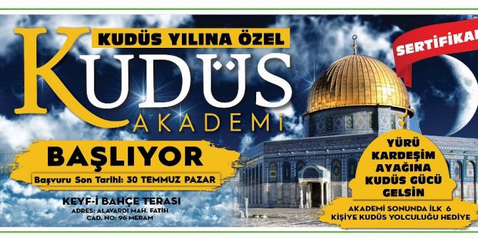 Kudüs Akademi Başlıyor