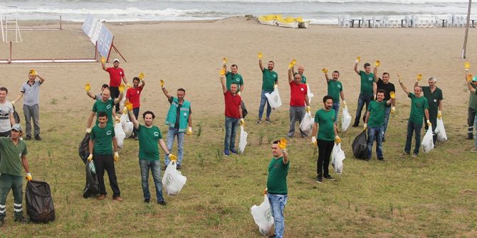 Giresun’da Belediye Çalışanları Plaj Ve Altgeçitleri Temizleme Kampanyası Başlattı