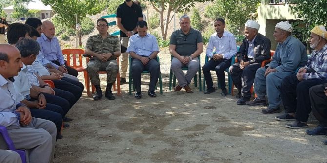 Kaymakam Türkman’dan Taziye Ziyareti