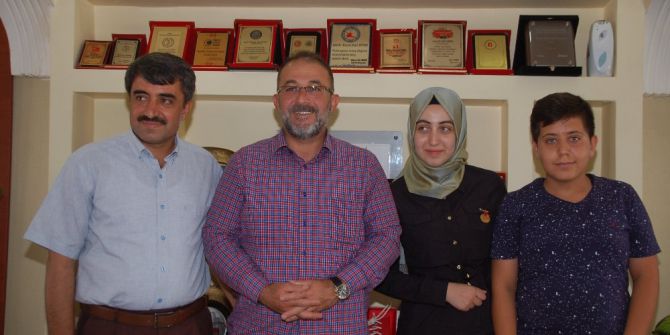 Lys Birincisi Gürbüz, Sevincini Başkan Güven İle Paylaştı