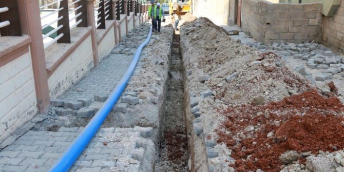 İçme Suyu Yenileme Çalışmaları Devam Ediyor