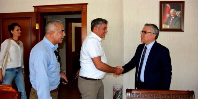 Gazetecilerden Vali Şimşek’e Ziyaret