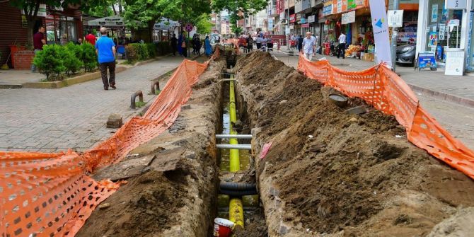 Ünye’de Doğalgaz Çalışmaları Sürüyor
