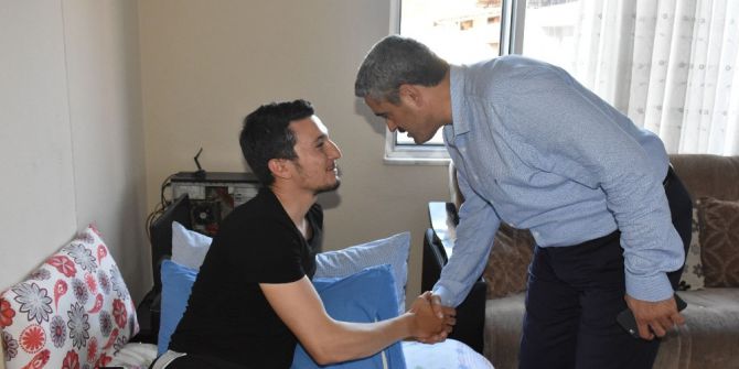 Nazilli Protokolü Gazi Ali Gezer’i Ziyaret Etti