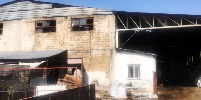 Çırçır Fabrikasında Çıkan Yangında Tonlarca Pamuk Kül Oldu
