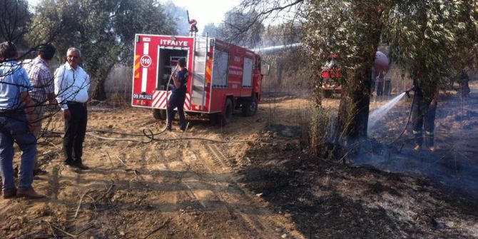 Sultanhisar’da Yangın