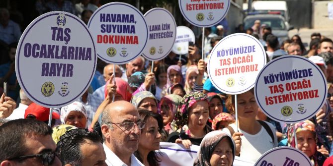 Buca Kırıklar’da Taş Ocağı İsyanı