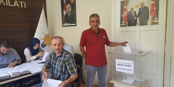 Simav’da Ak Parti Delege Seçimi