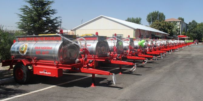 Orman Yangını İle Mücadele İçin 36 Su Tankeri Alındı