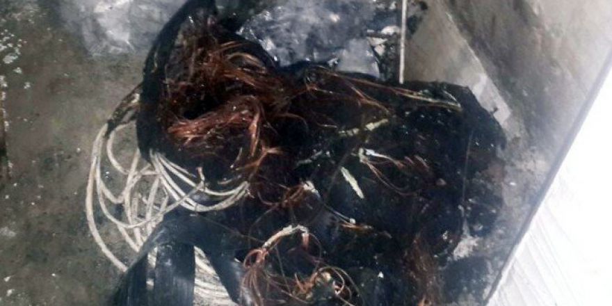 Elektrik Kablolarını Çalmak İstediler