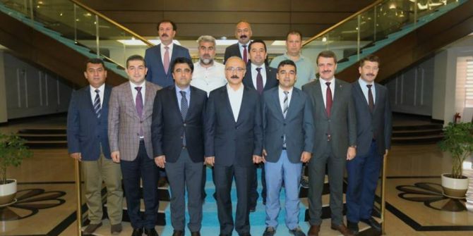 Ercik’ten Bakan Elvan’a Hayırlı Olsun Ziyareti