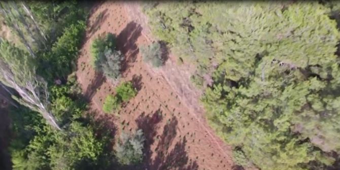Jandarmadan Drone’lu Uyuşturucu Operasyonu