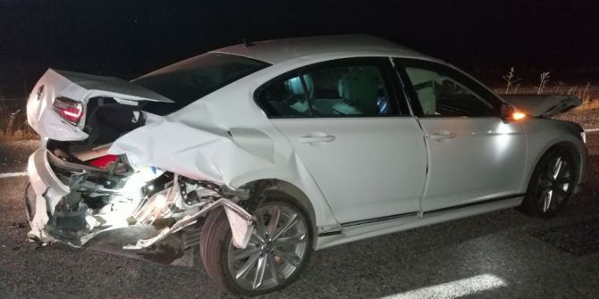 Yola Çıkan İnek Kazaya Neden Oldu: 9 Yaralı