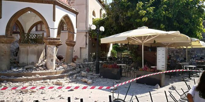 Kos Adası’ndaki Defterdar İbrahim Efendi Camii’nde Büyük Hasar