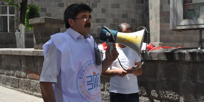 Memur Sen İsrail’i Protesto Etti