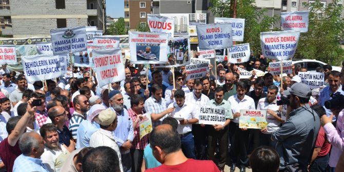 Muş’ta ’Mescid-i Aksa’ Protestosu