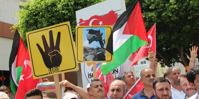 İskenderun’da Mescid-i Aksa Protestosu