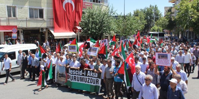Adıyaman’da Mescid-i Aksa Protestosu