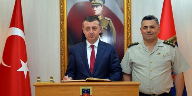 Vali Büyükakın’dan İl Jandarma Komutanlığına Ziyaret