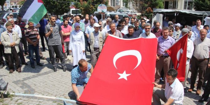 Domaniç’te İsrail’e Mescid-i Aksa Tepkisi