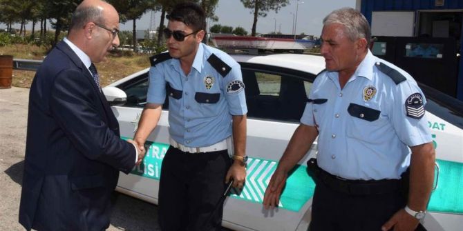 Vali Demirtaş, İncirlik Polis Uygulama Noktasını Denetledi