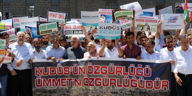 Güneydoğu’da İsrail Protestoları