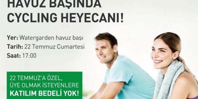 Spor Severler Havuz Başında Buluşuyor