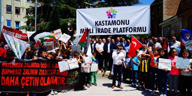 Kastamonu Milli İrade Platformu’ndan İsrail’e Tepki