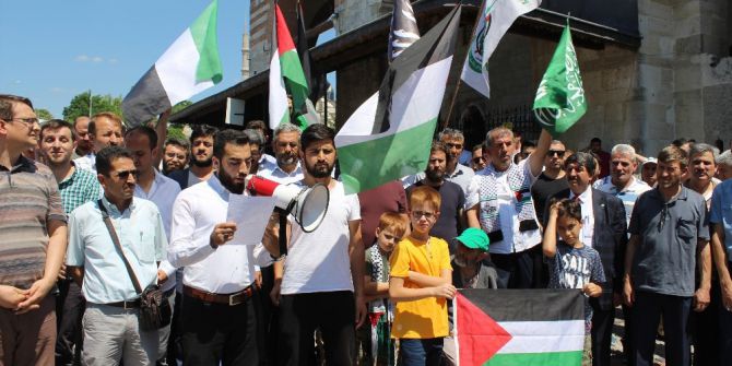 İsrail Edirne’de Protesto Edildi