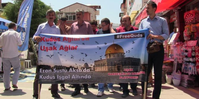 "Kudüs Ağlarsa Uşak Ağlar"