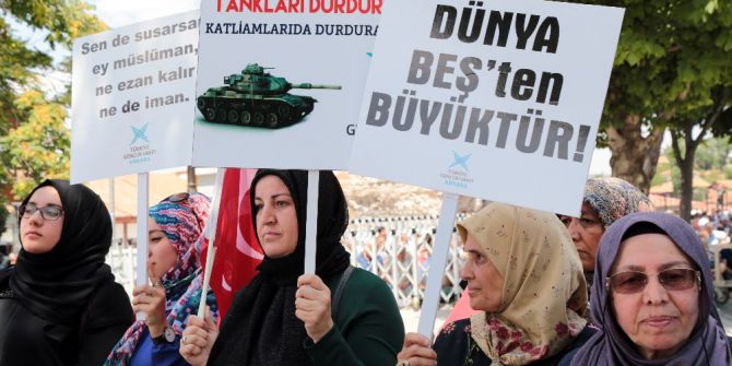 İsrail’in Mescid-i Aksa Kararı Başkent’te Protesto Edildi