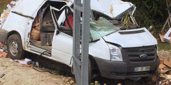 Kastamonu’da Minibüs Şarampole Uçtu: 1 Ölü, 1 Yaralı