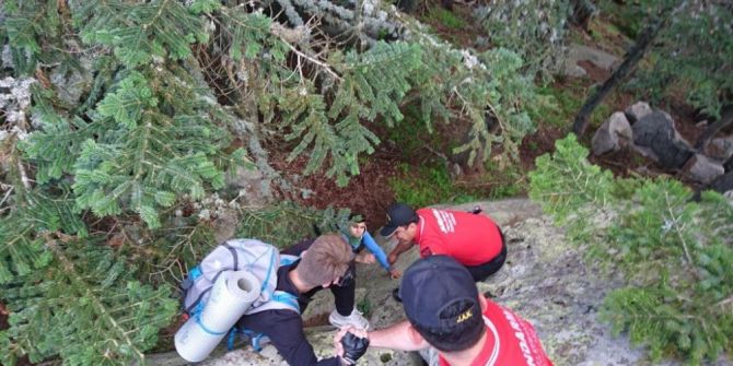 Kaybolan Dağcılar Yapılan Operasyonla Kurtarıldı