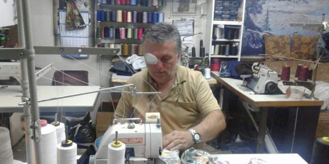 Gözüne İğne Fırlayan Terzi Yaralandı