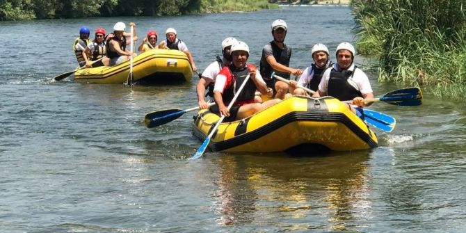 Dalaman’da Kurumlar Arası Rafting Kaymakamlık Kupası