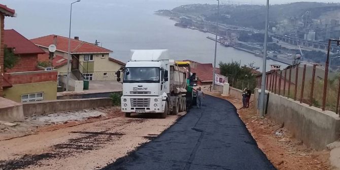 Körfez’de Asfalt Çalışmaları Devam Ediyor