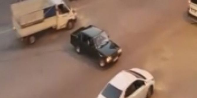 Trafik Magandasından Tehlikeli Drift